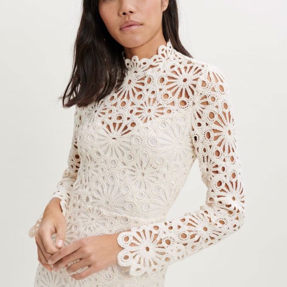 Maje ROZIM Crochet Maxi Dress - Picture 2 of 10